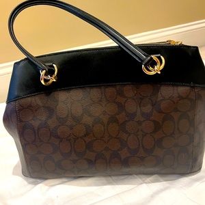 Brown Leather Coach Purse